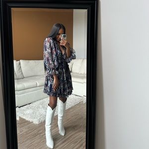 VICI Collection, Navy Blue Swing Dress, Size Large